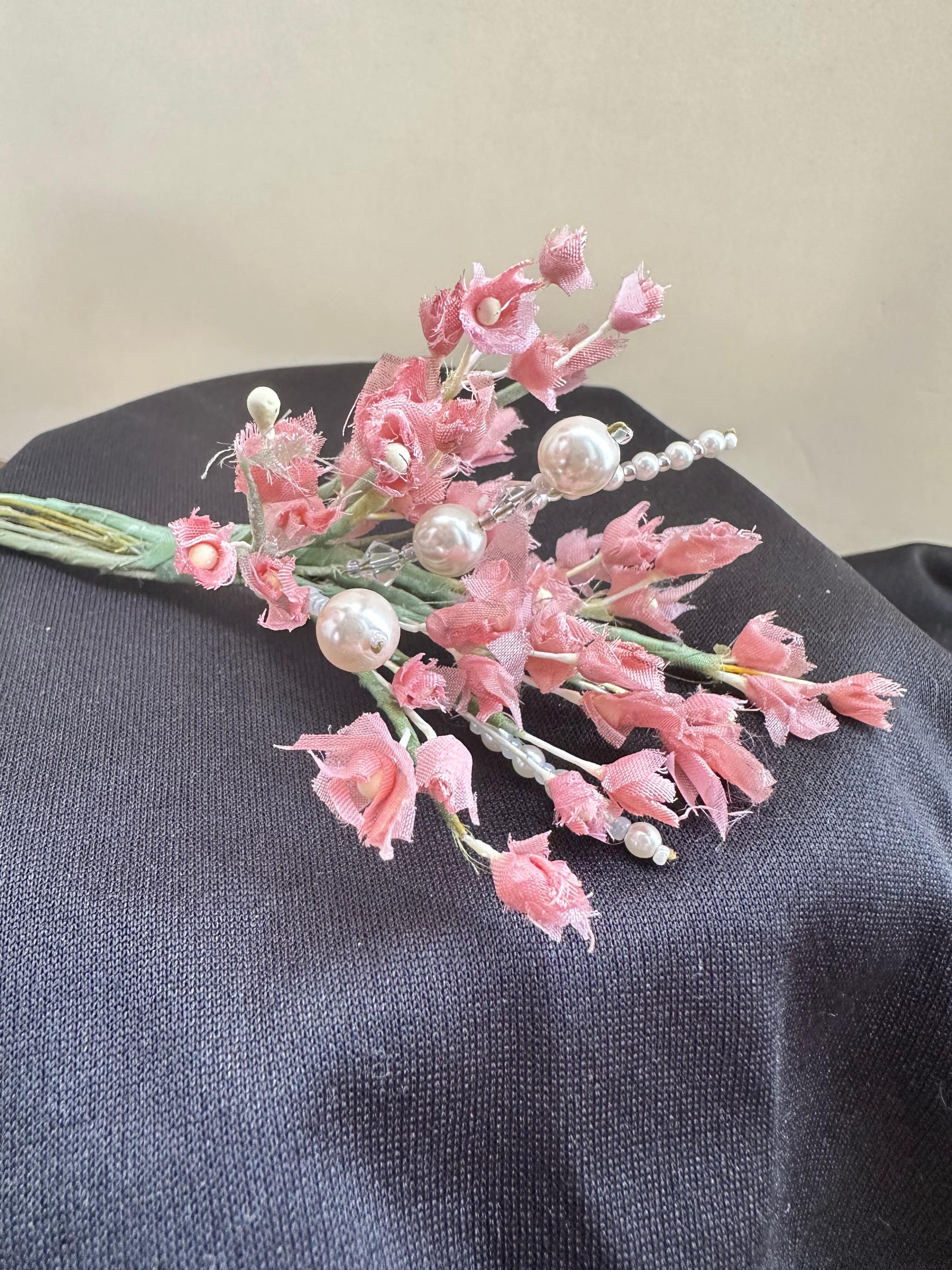 セレモニーブローチ(布花.パール)