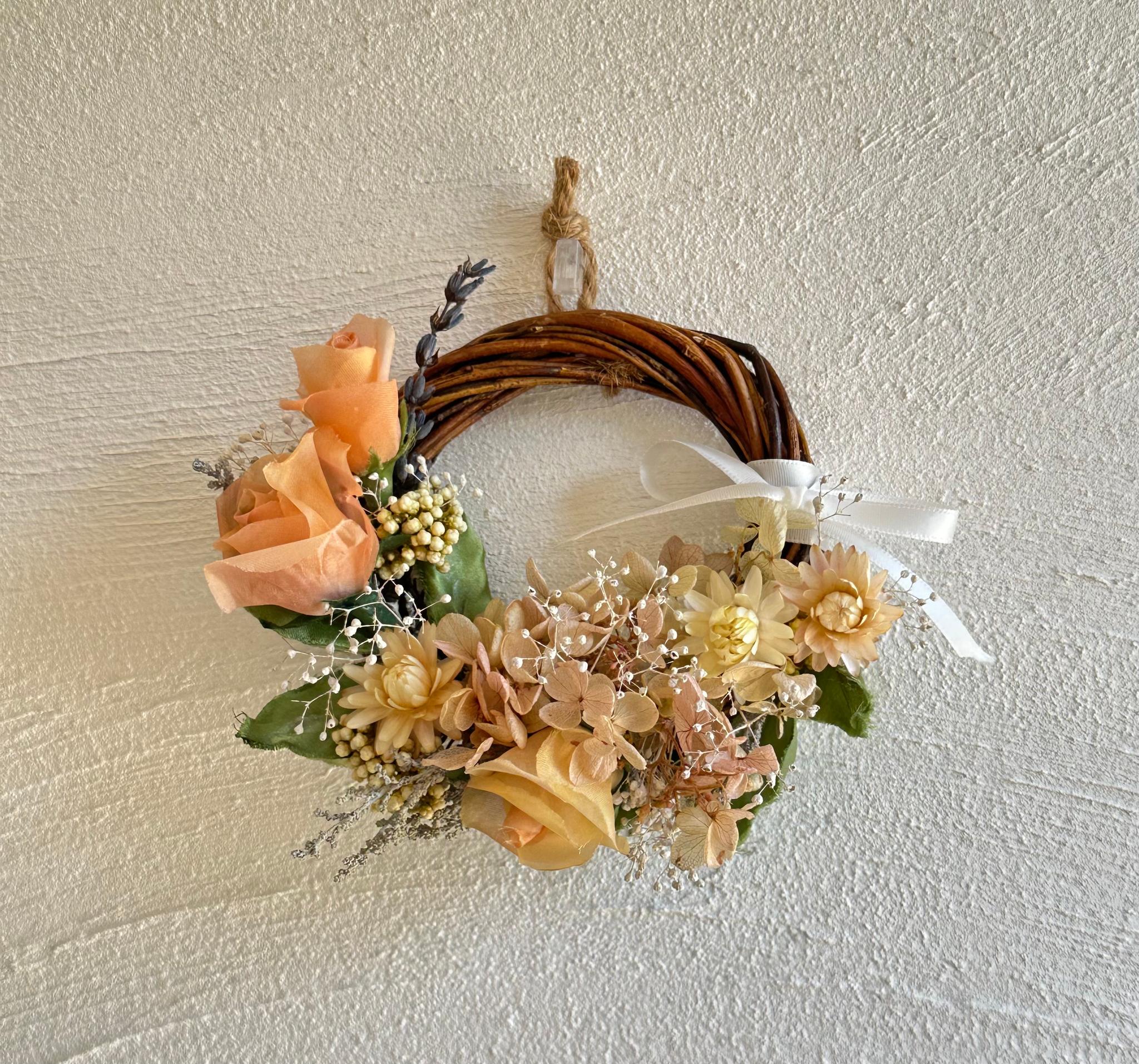 布花♡薔薇のリース | 2枚目